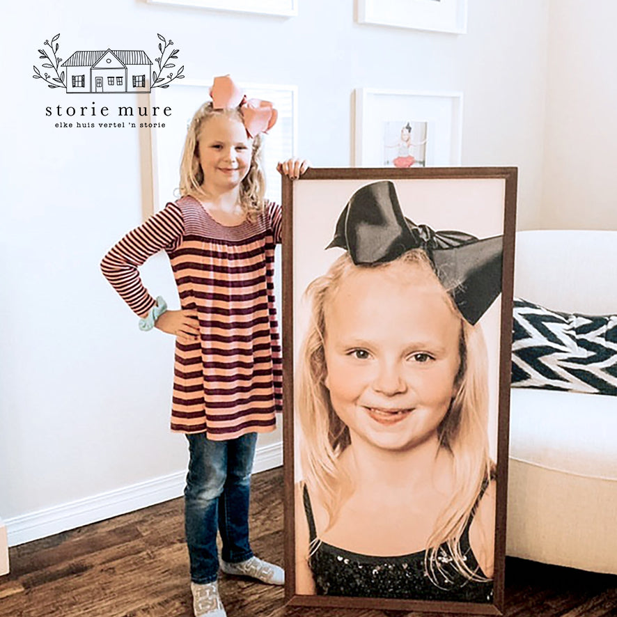 Photo Block | Stained Wooden Frame