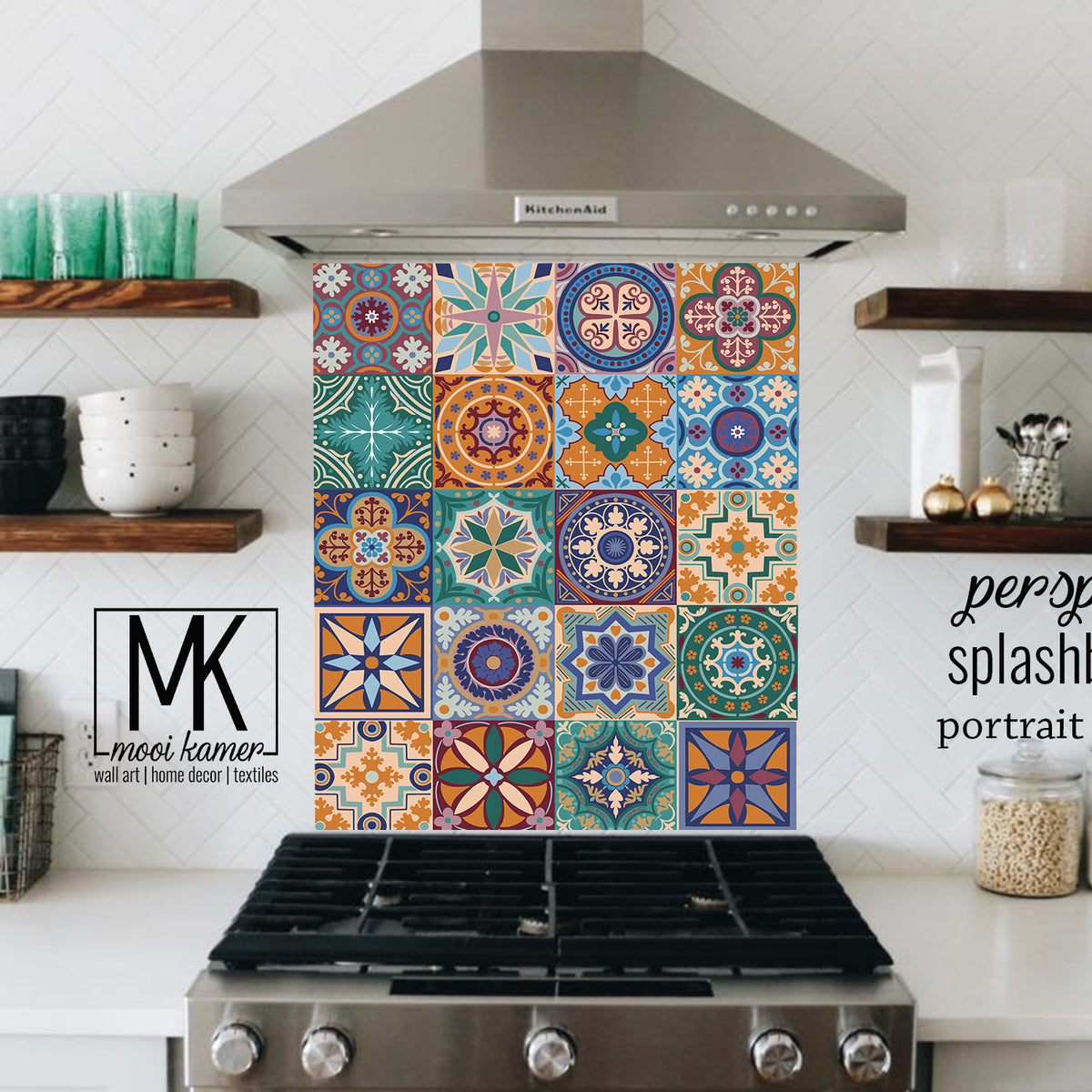 Mosaic | Splash-back | Perspex Only – Mooi Kamer