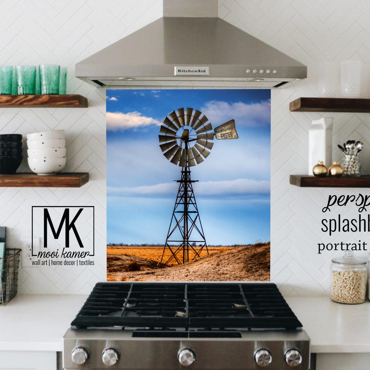 Windpomp | Splash-back | Perspex Only – Mooi Kamer
