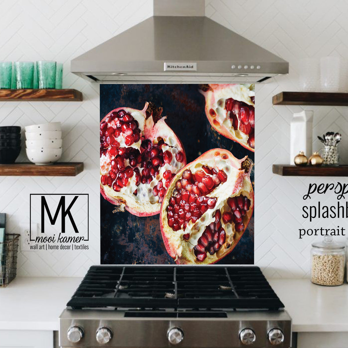Pomegranate | Splash-back | Perspex Only – Mooi Kamer