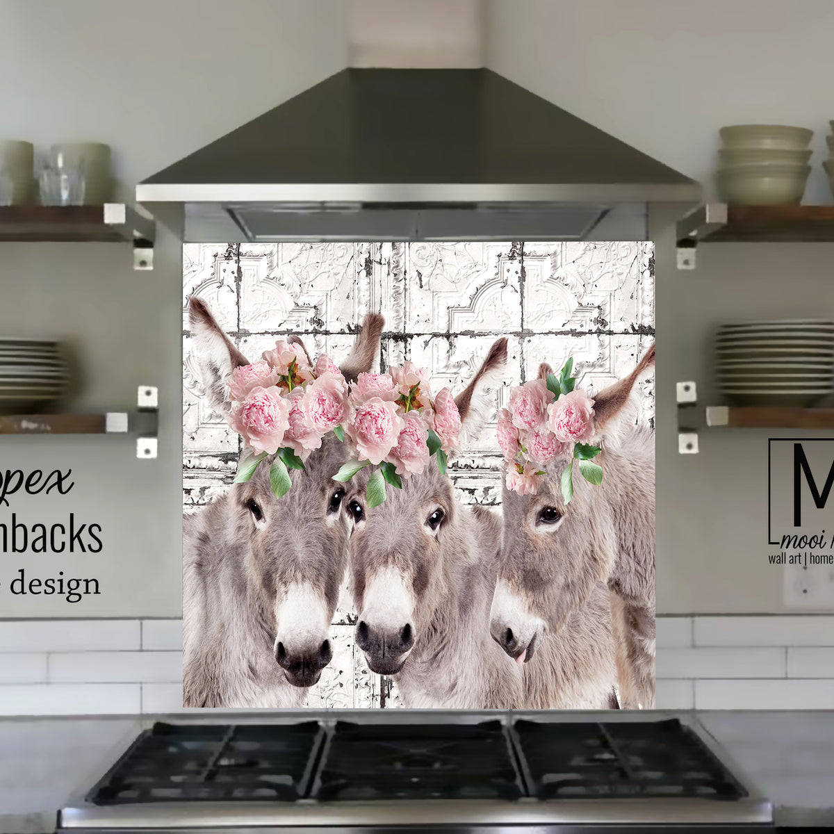 Donkey | Splash-back | Perspex Only – Mooi Kamer
