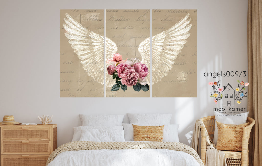 3 Set | Angel Wings | Floral