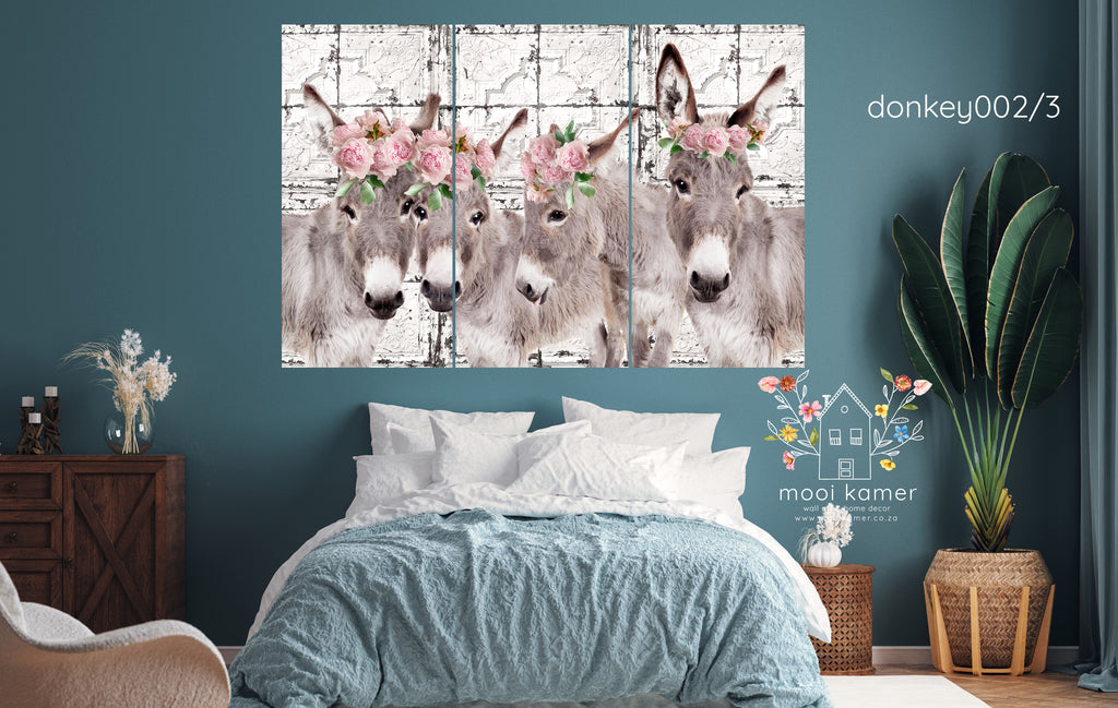 3 Set | Donkey | Vintage Tile