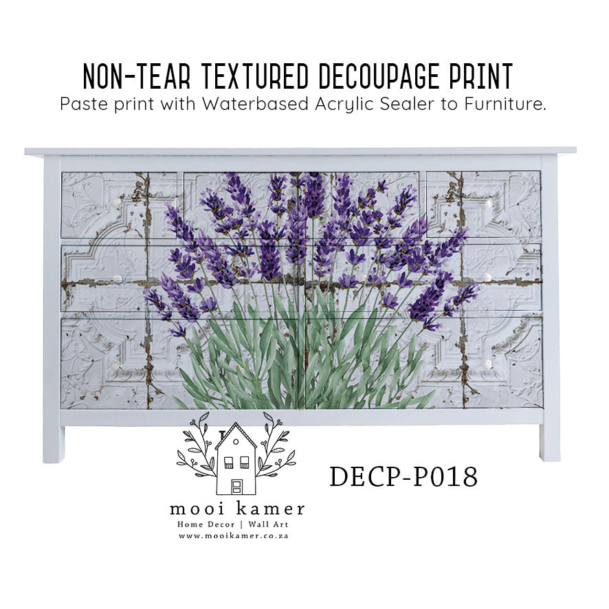 Textured Decoupage | Furniture Print