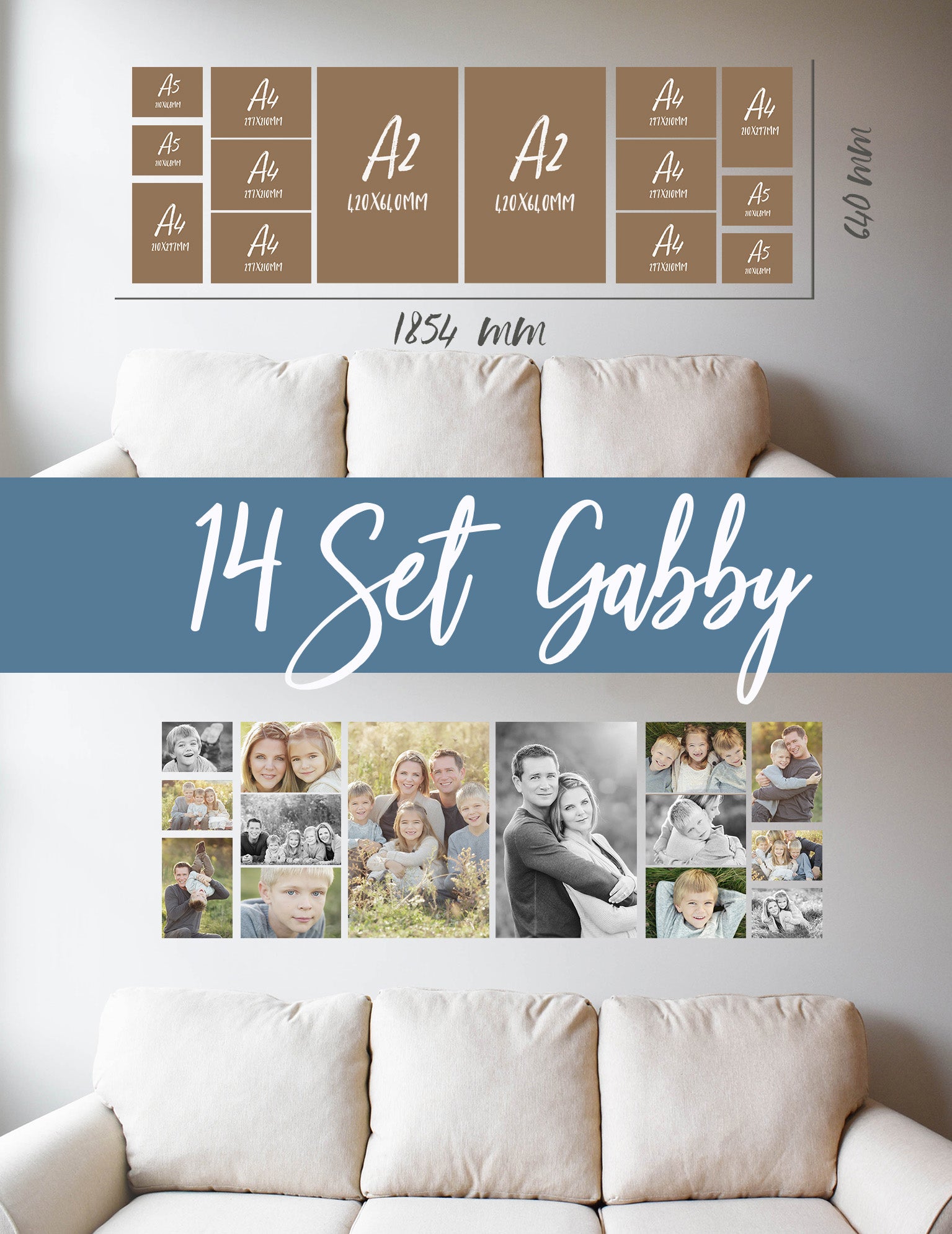 Story Wall Collage | 14 Set | Gabby