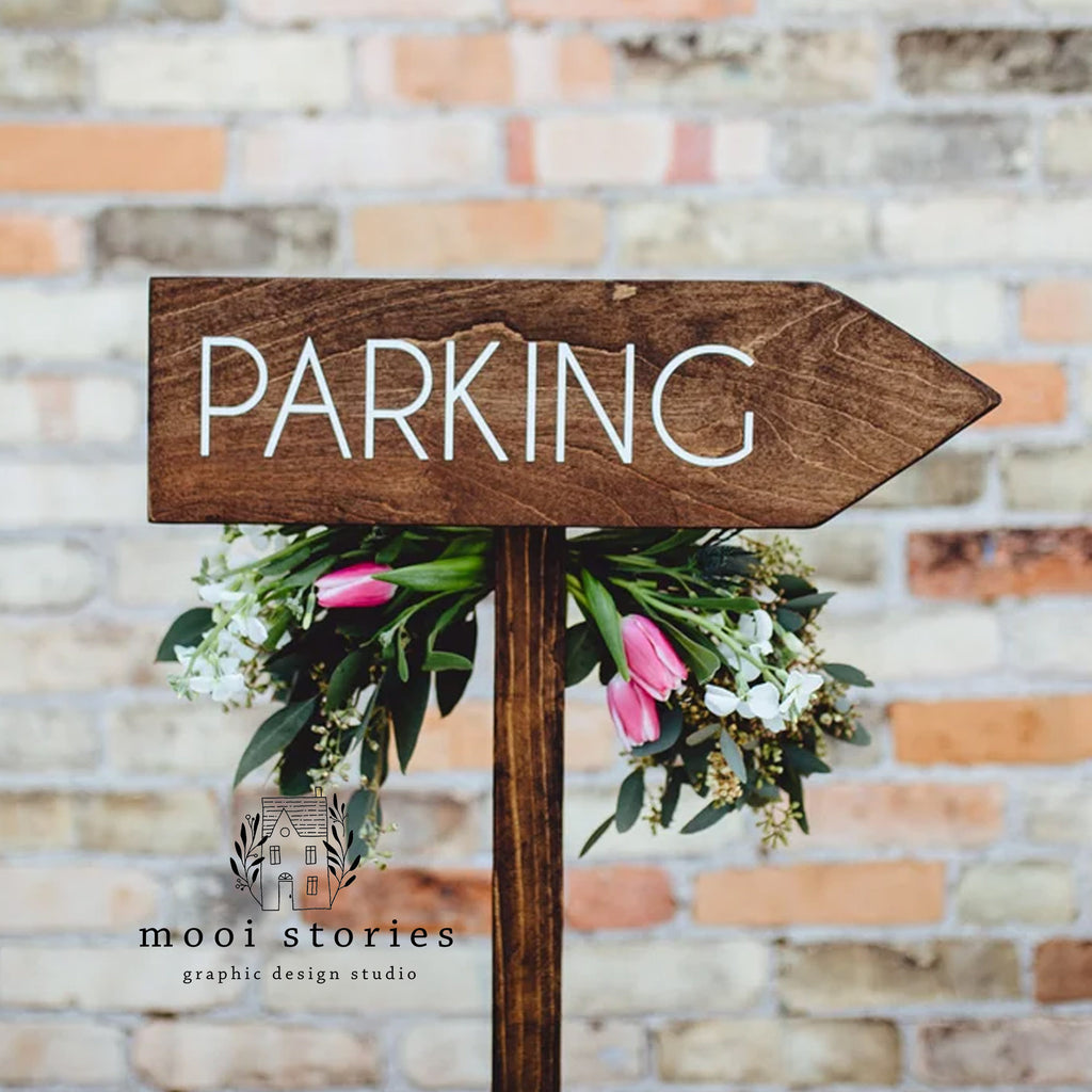 Wedding | Wood Sign Sharp Point | Custom